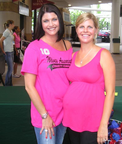 Cleveland Indians wives Jen Shoppach and Alyssa Soloff